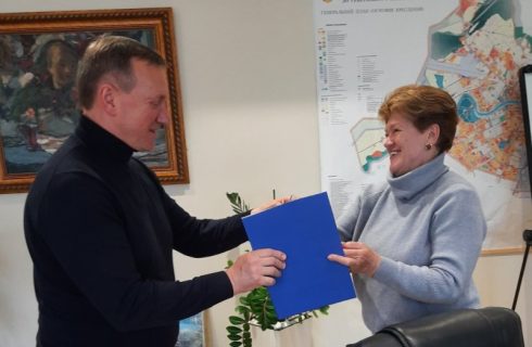 Робочий візит голови Профспілки Галини Гайдук на Закарпаття. Зустрічі з профактивом та високими посадовцями міста Ужгород